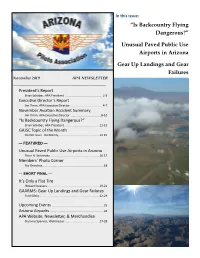 Is Backcountry Flying Dangerous?”
