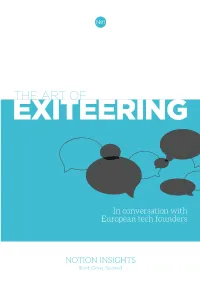 The Art of Exiteering
