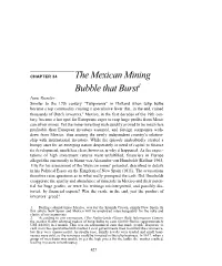 The Mexican Mining Bubble That Burst1