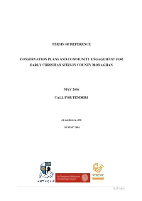 Conservation Plans and Community Engagement for Early Christian Sites in County Monaghan