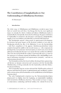 The Contribution of Saṃghabhadra to Our Understanding of Abhidharma Doctrines