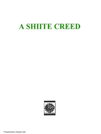 A Shiite Creed