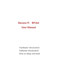 Banana Pi BPI:Bit User Manual