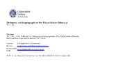 Phylogeny and Biogeography of the Platystictidae (Odonata) Tol, J