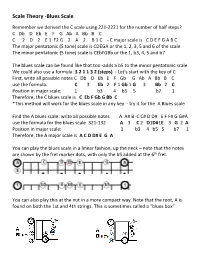 Scale Theory -Blues Scale