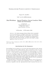Surreal Numbers, Surreal Analysis, Hahn Fields and Derivations
