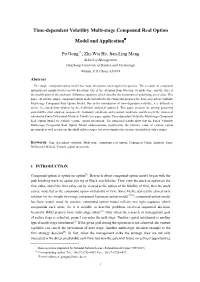 Time-Dependent Volatilities Multi-Stage Compound Real Option
