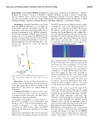 Bepicolombo - Correction of MERTIS Geometry