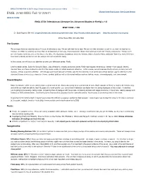 ENGL 3750 WSU Fall 12 22571 ( → Syllabus ENGL 3750 WSU Fall 12 22571 Change Home Page Layout | See Course Stream