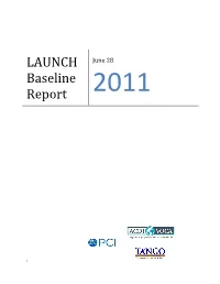 LAUNCH Baseline Report Page Ii