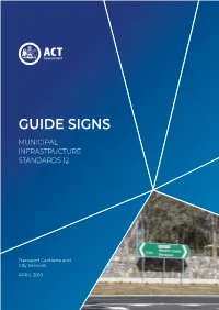 MIS 12 Guide Signs