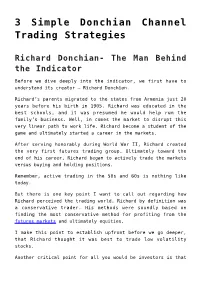 3 Simple Donchian Channel Trading Strategies