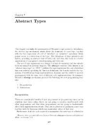 Abstract Types