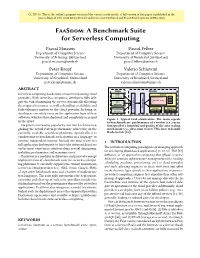 Faasdom: a Benchmark Suitefor Serverless Computing