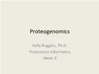 Proteogenomics