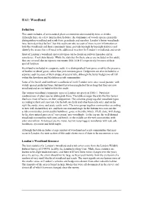 Audit of Woodland in Greater London