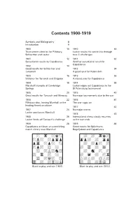 Contents 1900-1919