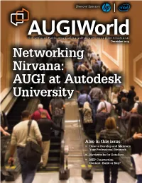 Networking Nirvana: AUGI at Autodesk University