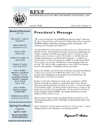 Raymond C. Andrew President's Message