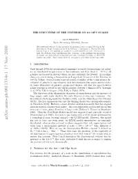 The Structure of the Universe on 100 Mpc Scales