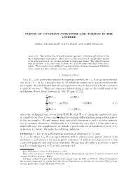 Curves of Constant Curvature and Torsion in the the 3-Sphere