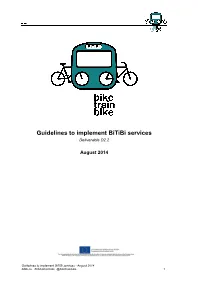 Guidelines to Implement Bitibi Services Deliverable D2.2