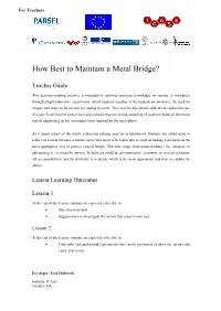 Material for Teachers