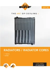 Radiators + Radiator Cores (TRUCK-BUS).Indd