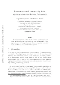 Reconstruction of Compacta by Finite Approximations and Inverse