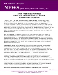 2008-2009 Winners Release General E-Mail