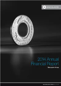 Extracts from the Macquarie Group Limited 2014 Annual Report PDF 3