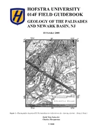 Hofstra University 014F Field Guidebook Geology of the Palisades and Newark Basin, Nj