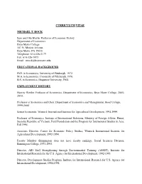 Michael T. Rock Cv