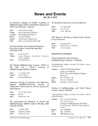 News and Events Vol