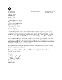Report to Congress FAA Reauthorization Act of 2018(Pub. L
