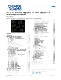 Role of Organolithium Aggregates and Mixed Aggregates in Organolithium Mechanisms Hans J