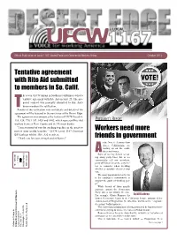 Workers Need More Friends in Government