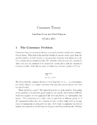 Consumer Theory.Pdf