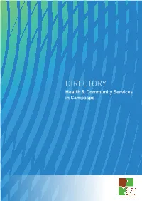 Directory Health & Community Services in Campaspe