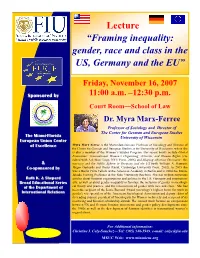 Lecturemyra Marx-Ferree111607