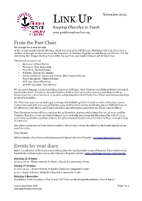 LINK-UP Keeping Churches in Touch