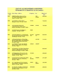 List of All Registered & Renewed Vendors in N.F
