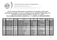 Proces Verbal De Desemnare a Operatorilor De Calculator Ai
