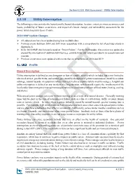 Draft Section 4.3.18 – Utility Interruption