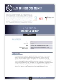 SADC Business Case Studies