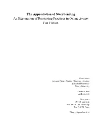 The Appreciation of Storybending an Exploration of Reviewing Practices in Online Avatar Fan Fiction