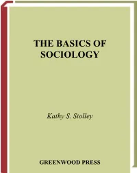 The Basics of Sociology
