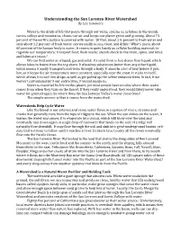 Understanding the San Lorenzo River Watershed by Lee Summers