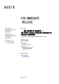 For Immediate Release