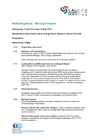 Reflecting Back – Moving Forward